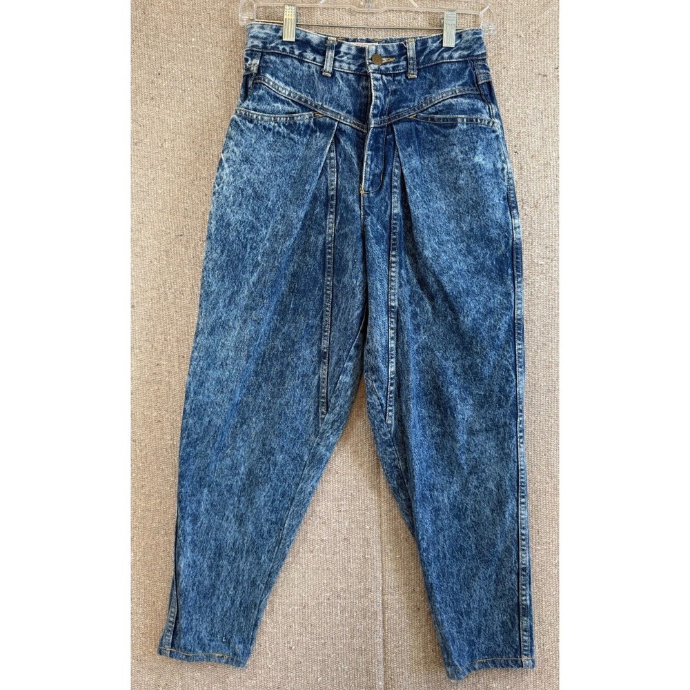VTG 1980's Guess Jeans Mom High Waisted Sz 28 Denim USA‎ *Runs Small 28